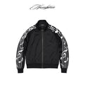 NUMBASIA Violin Embroidered Oversized-Zip Track Jacket — NA0018