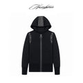 NUMBASIA Star-Studded Slim Zip Hoodie — NA0037