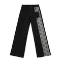 NUMBASIA Star Panel 13oz Straight-Leg Raw Denim Jeans — NA6022A front