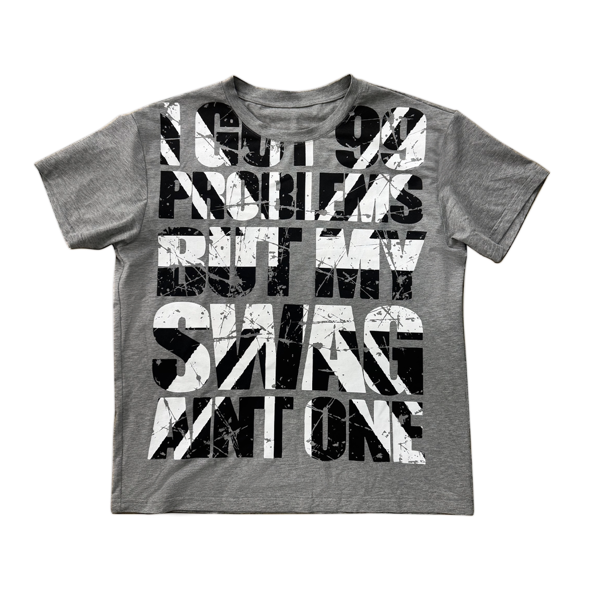 NUMBASIA SWAGLIFE Union Jack Fitted T-Shirt — NA6027C front
