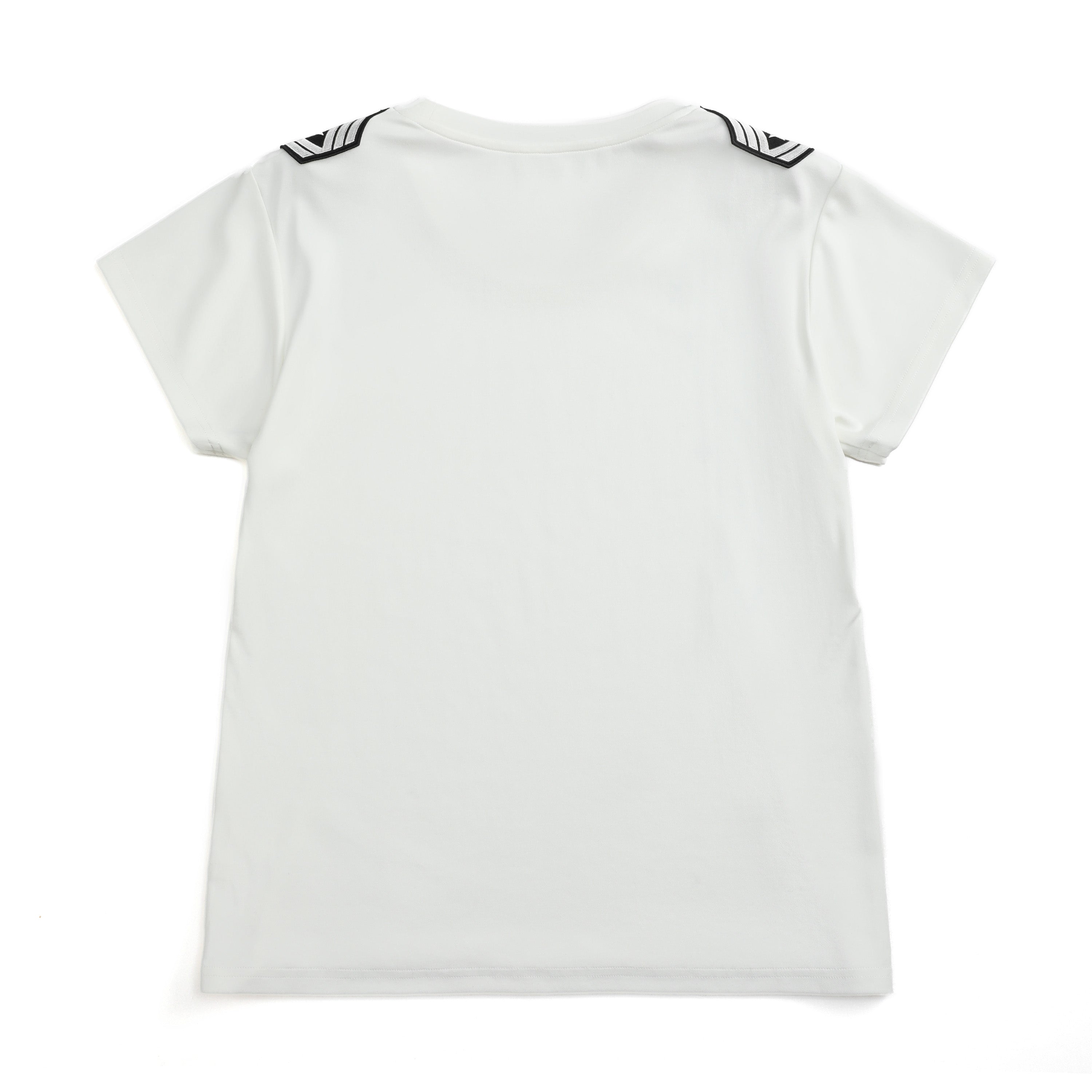 NUMBASIA Chain and Cross Graphic Fitted T-Shirt — NA6039A back
