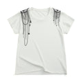 NUMBASIA Chain and Cross Graphic Fitted T-Shirt — NA6039A front