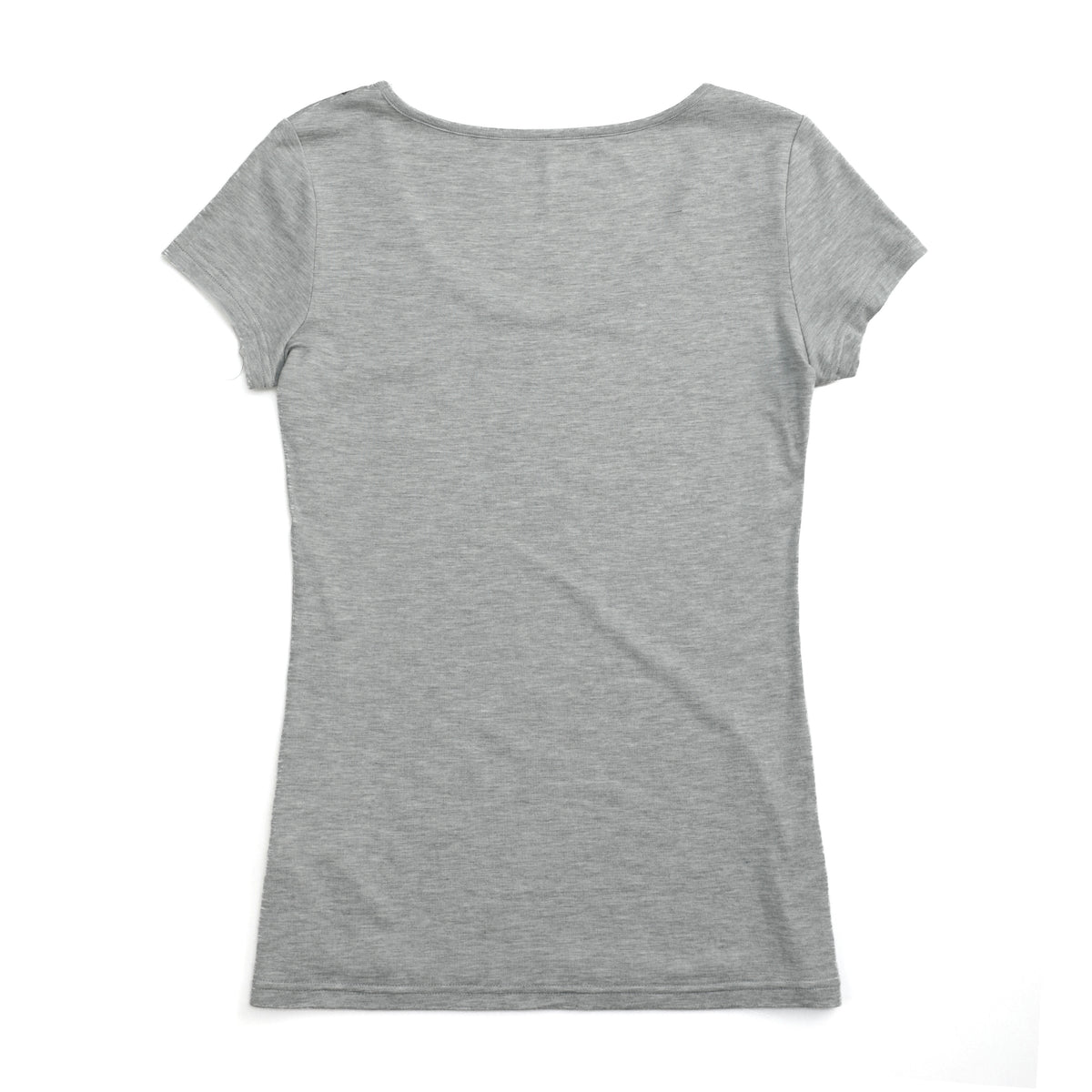 NUMBASIA Distressed Flag Graphic Scoop-Neck T-Shirt — NA6047A back