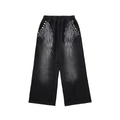 NUMBASIA Broken Wings Studded Baggy Sweatpants — NA6134