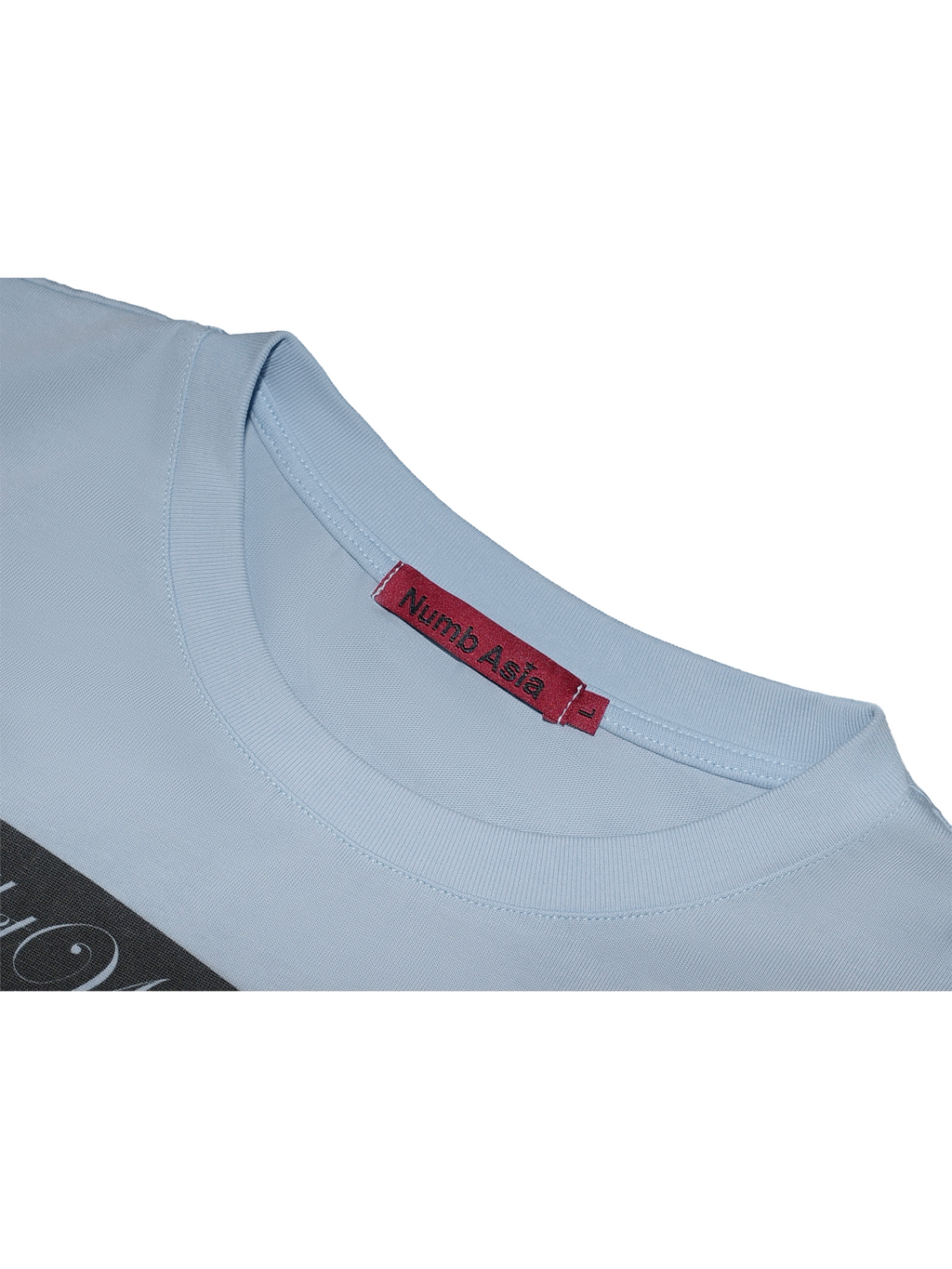 NUMBASIA Star Girl Slogan Washed T-Shirt — NA6141