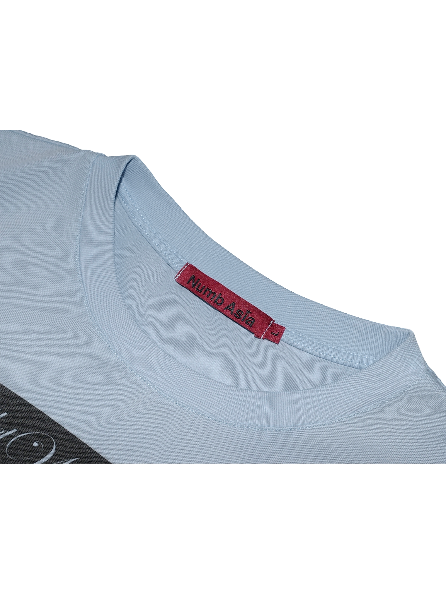 NUMBASIA Star Girl Slogan Washed T-Shirt — NA6141