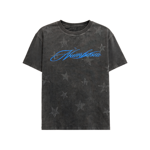 NUMBASIA AsiaSTAR Allover Star Washed Boxy T-Shirt — NA6215