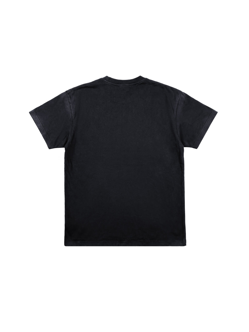 NUMBASIA Portrait Slogan Washed T-Shirt — NA6220