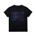 NUMBASIA LOVE Peace Rhinestone T-Shirt — NA6224