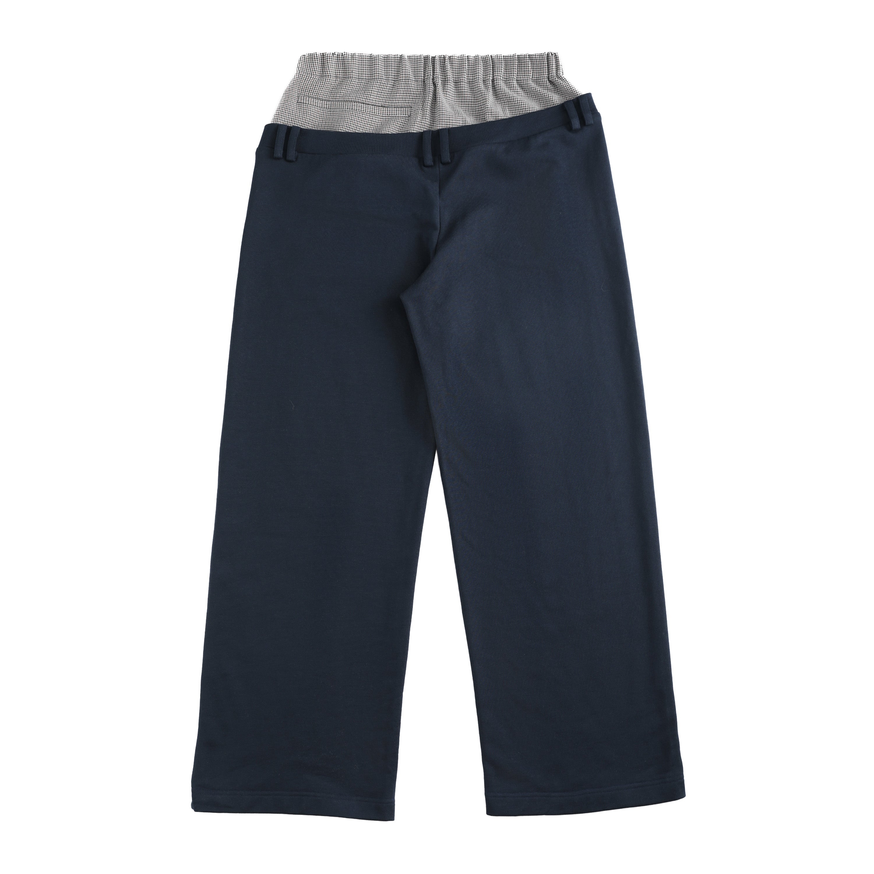 NUMBASIA Star Embroidered Double-Waist Baggy Sweatpants — NA6230 back