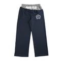 NUMBASIA Star Embroidered Double-Waist Baggy Sweatpants — white-background product view